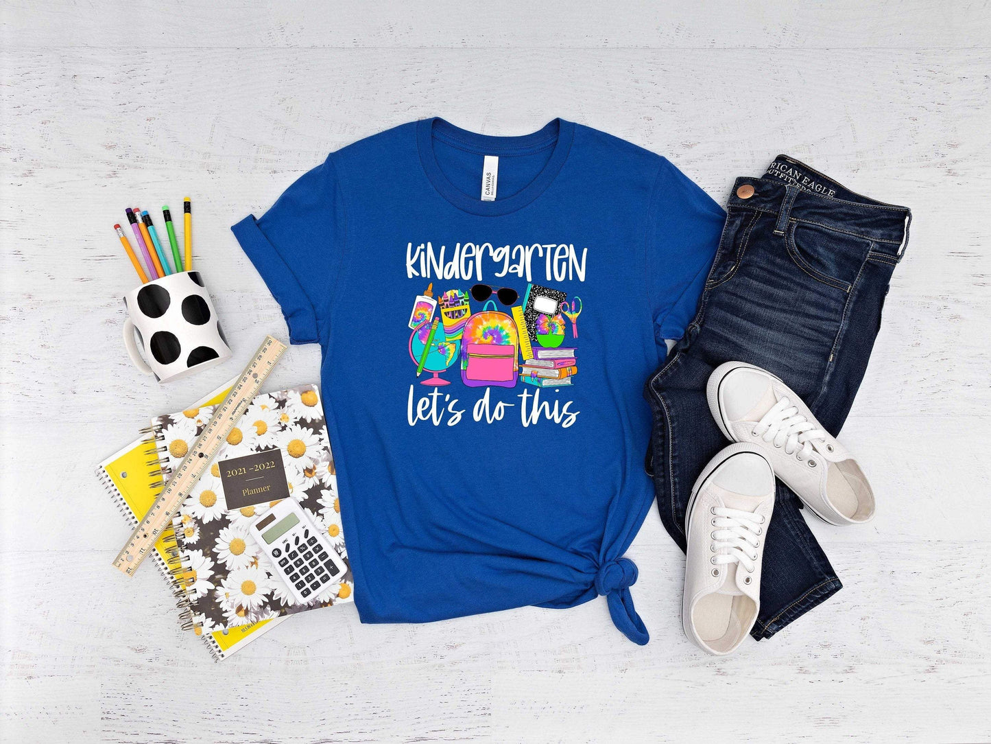 Kindergarten Let's Do This shirt 100% Cotton T-shirt High Quality