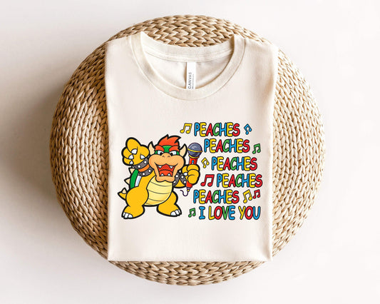 Peaches Peaches Peaches shirt 100% Cotton T-shirt High Quality