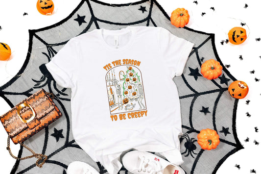 Tis The Season To Be Creepy shirt 100% Cotton T-shirt High Quality
