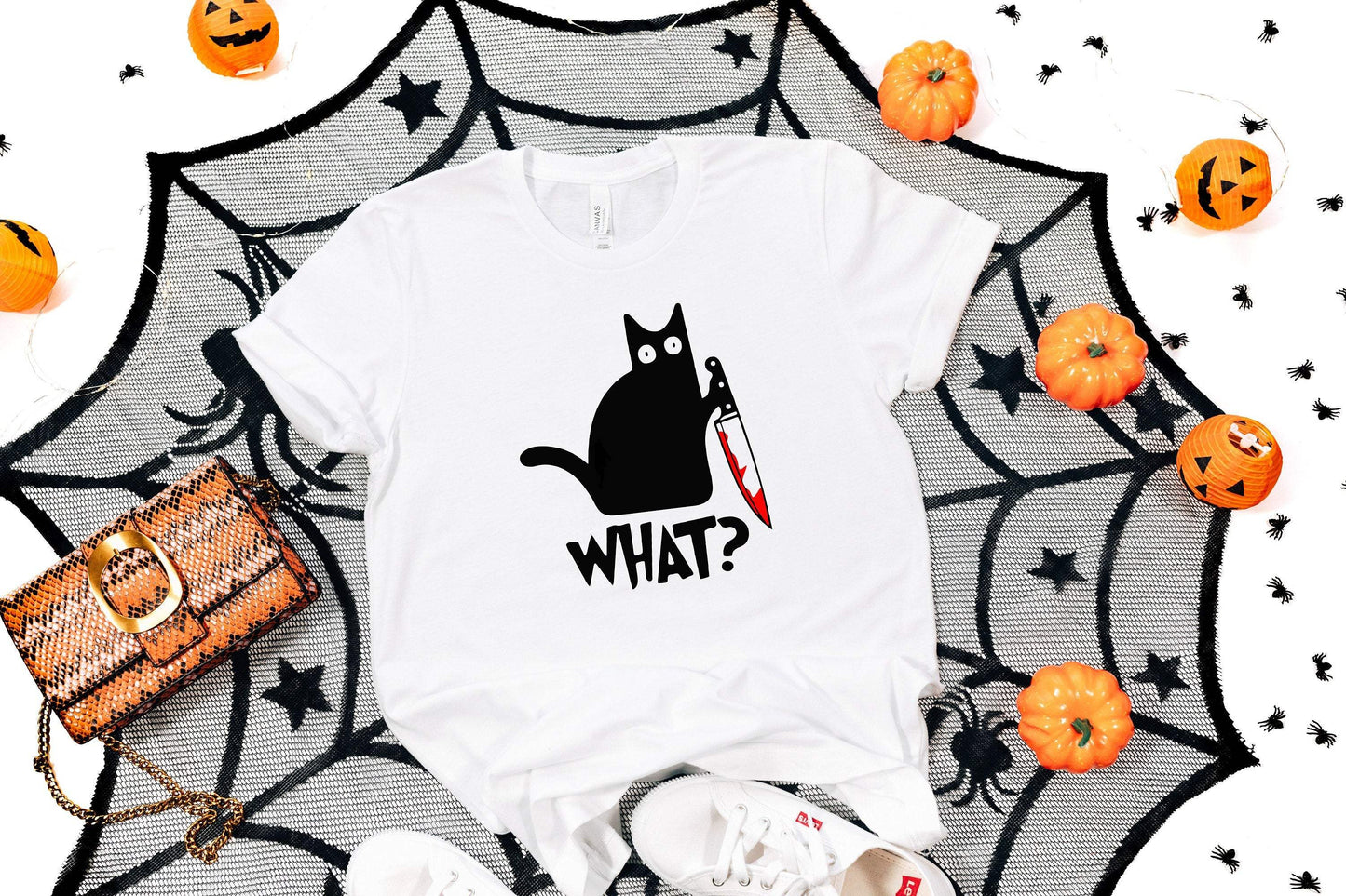 Cat What shirt 100% Cotton T-shirt High Quality
