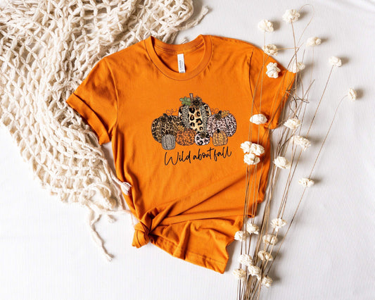 Wild About Fall shirt 100% Cotton T-shirt High Quality
