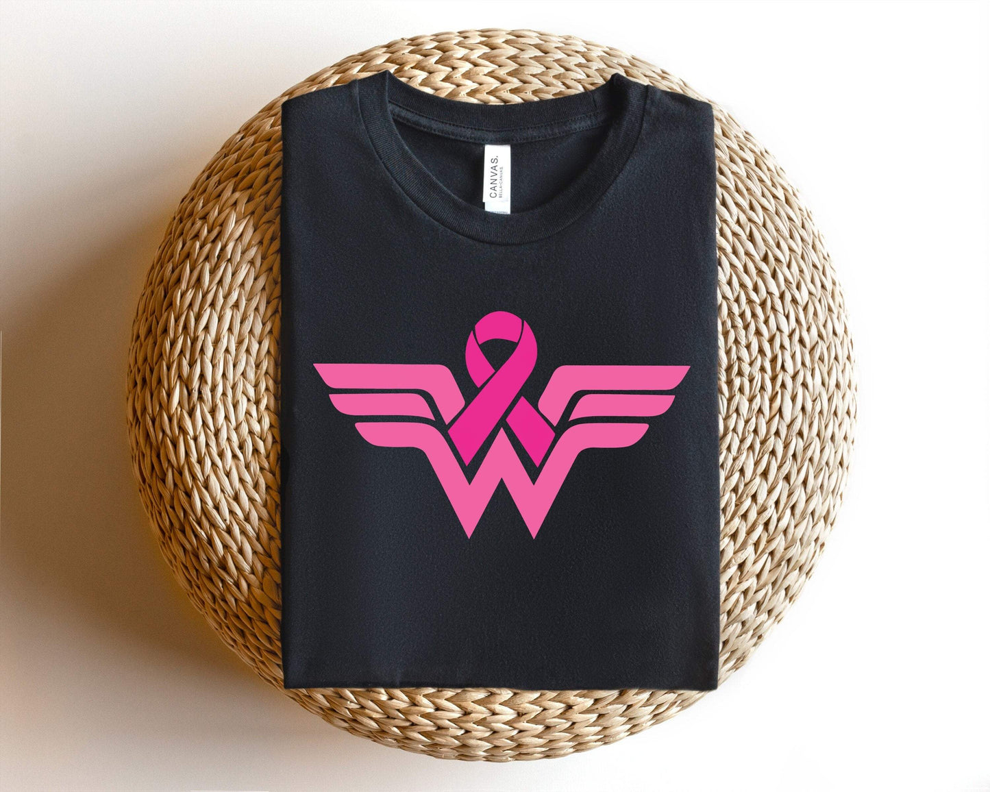Pink Day Wonder Woman shirt 100% Cotton T-shirt High Quality