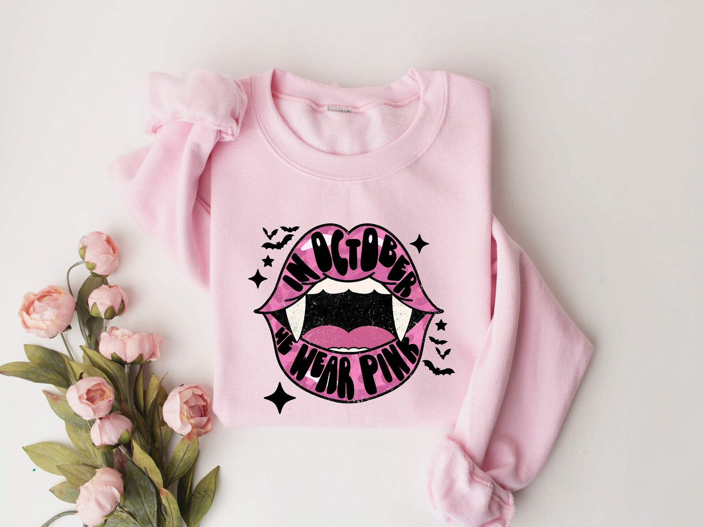 In October We Wear Pink shirt 100% Cotton T-shirt High Quality