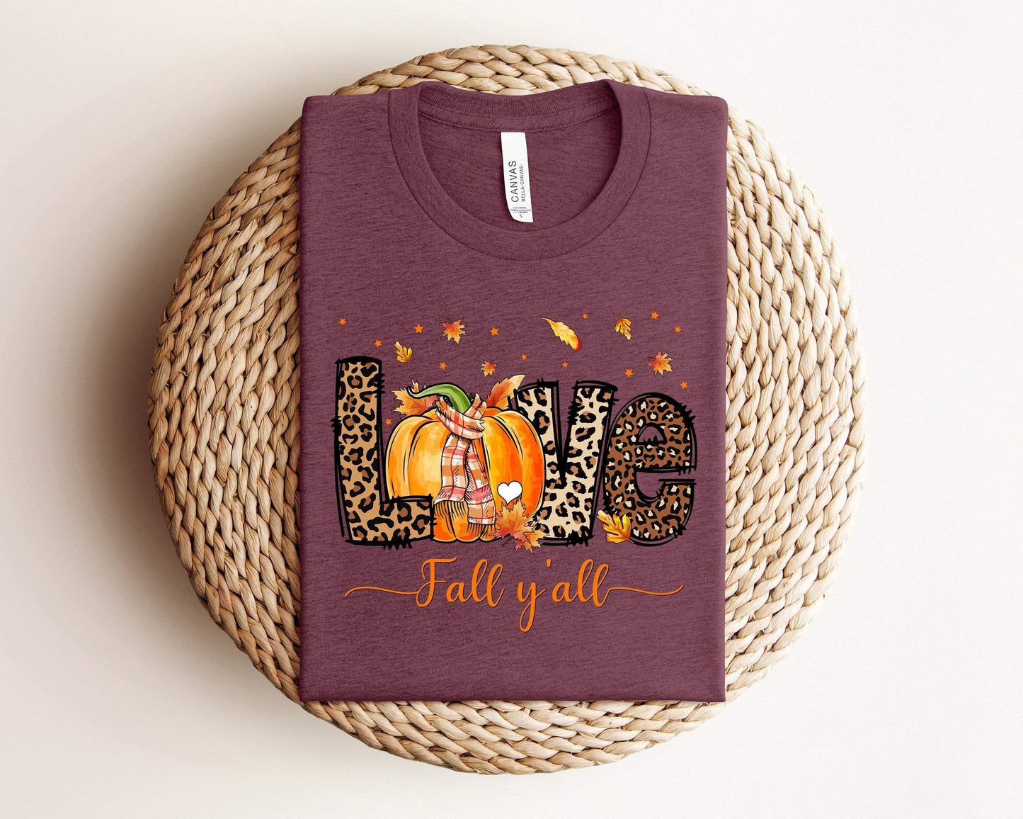 Love Fall Y'all shirt 100% Cotton T-shirt High Quality