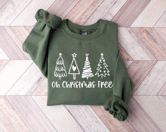 Oh Christmas Tree 100% Cotton T-shirt High Quality