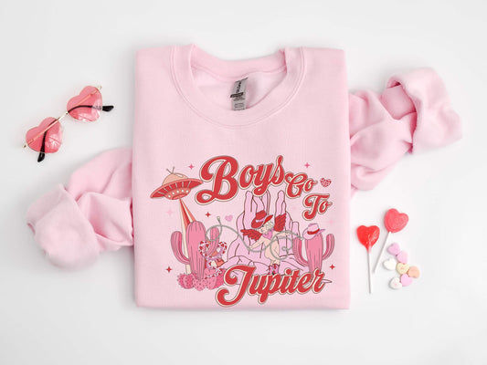 Boys Go To Jupiter T-shirt 100% Cotton T-shirt High Quality