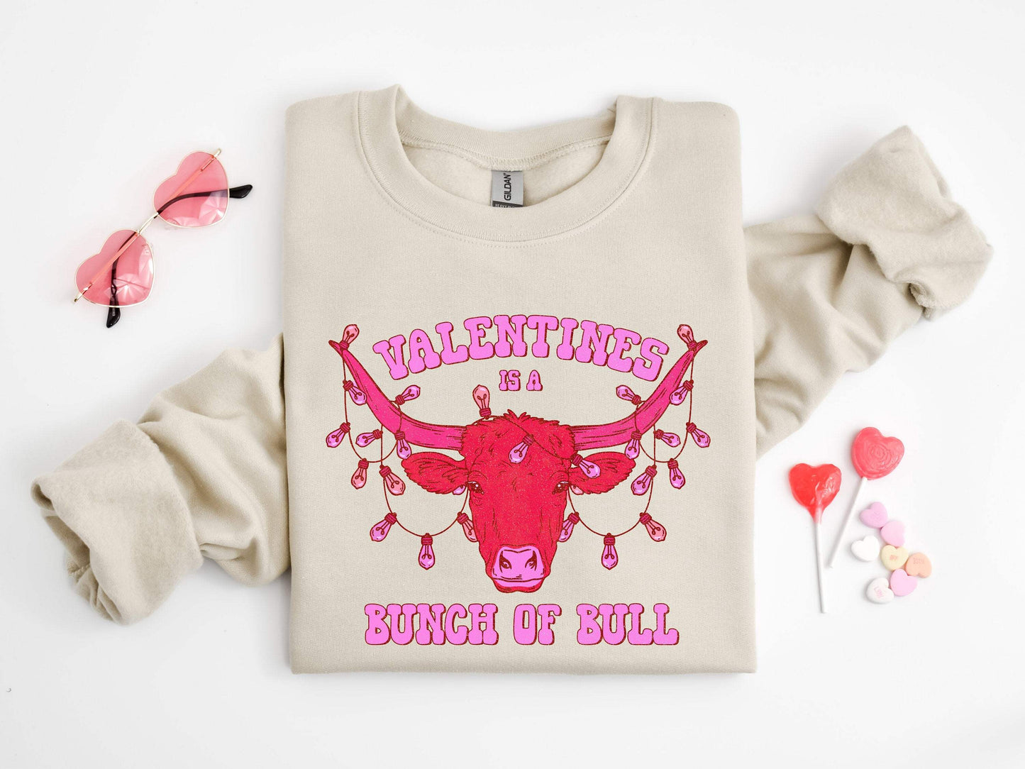 Valentines Bull shirt 100% Cotton T-shirt High Quality