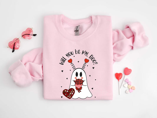 Will You Be My Boo 100% Cotton T-shirt High Quality