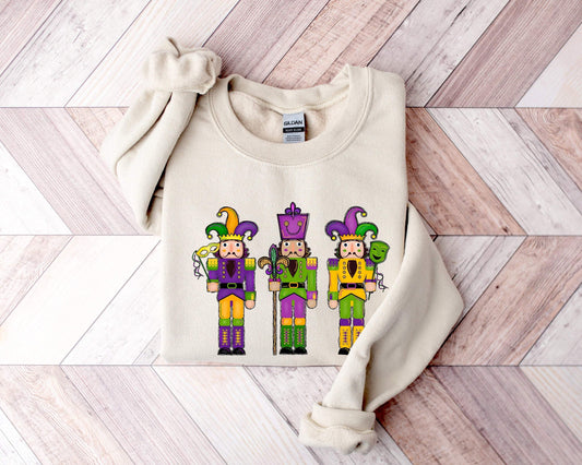 Mardi Gras Nutcrackers 100% Cotton T-shirt High Quality