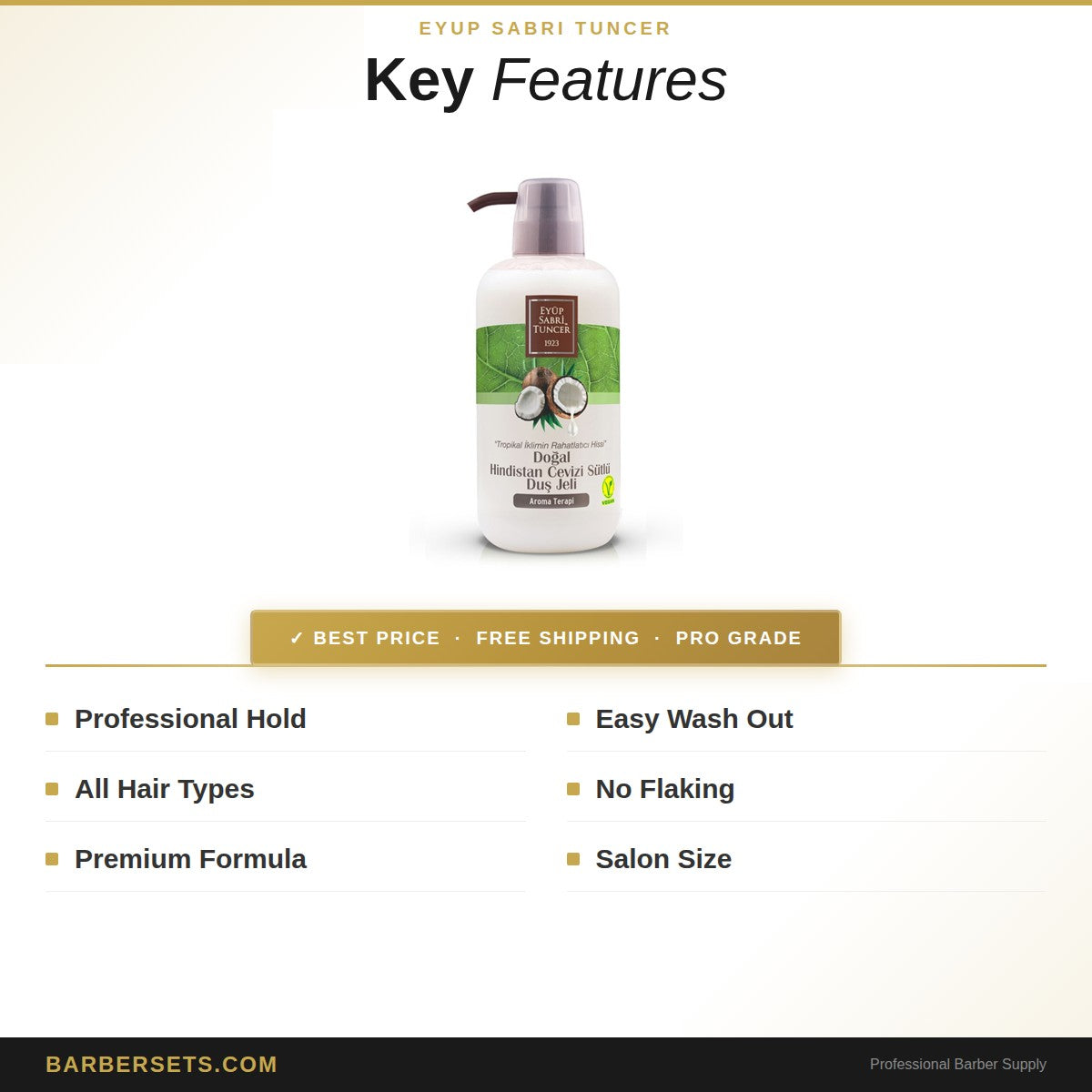 EYUP SABRI TUNCER NATURAL COCONUT MILK SHOWER GEL 600 ML NATURAL COCONUT MILK SHOWER GEL 600 ML