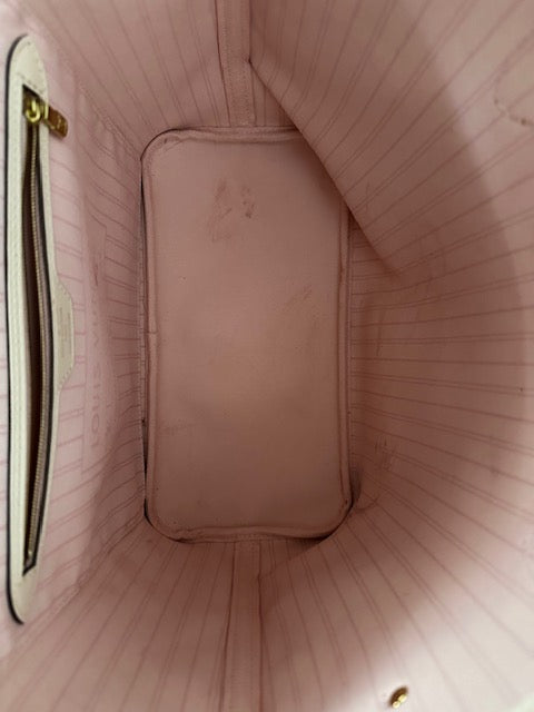 Louis Vuitton Neverfull MM Damier Azur Limited Edition with Braided Strap