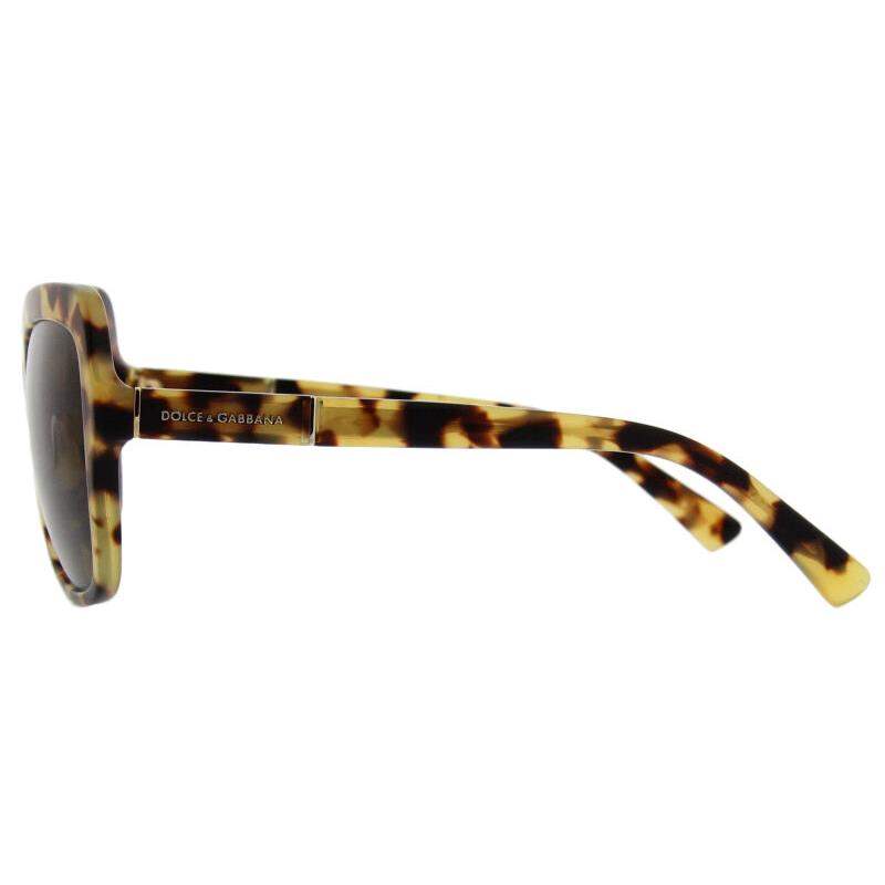 Dolce and Gabbana DG 4244 512-73 - Light Havana-Brown by Dolce and Gabbana for Women - 57-17-140 mm Sunglasses