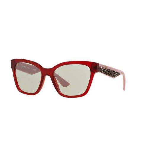 Miu Miu MU 06R TKW-5J0 - Opal Bordeaux-Grey by Miu Miu for Women - 57-18-140 mm Sunglasses