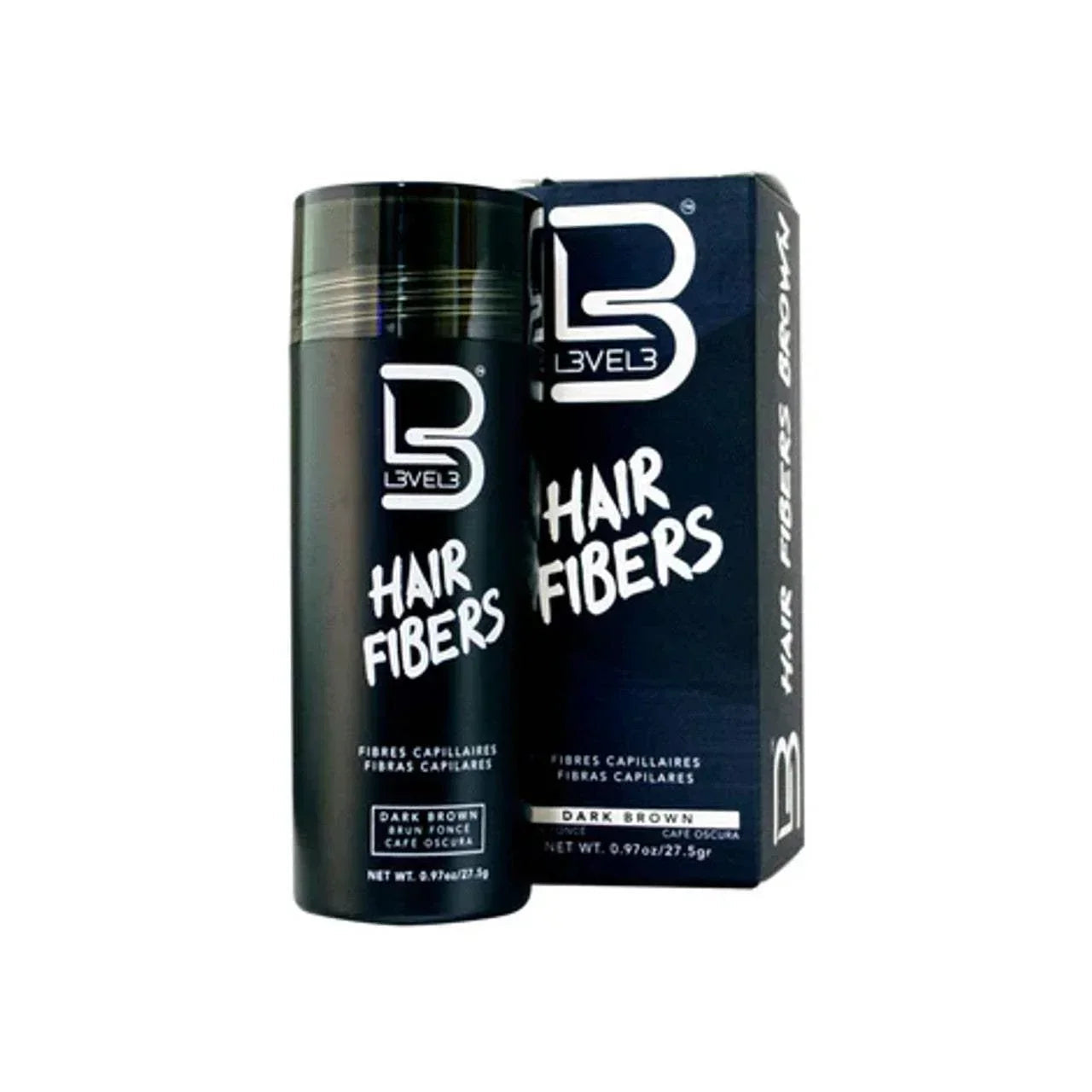 L3VEL3 Hair Fibers Black L3-HC0275-BLK