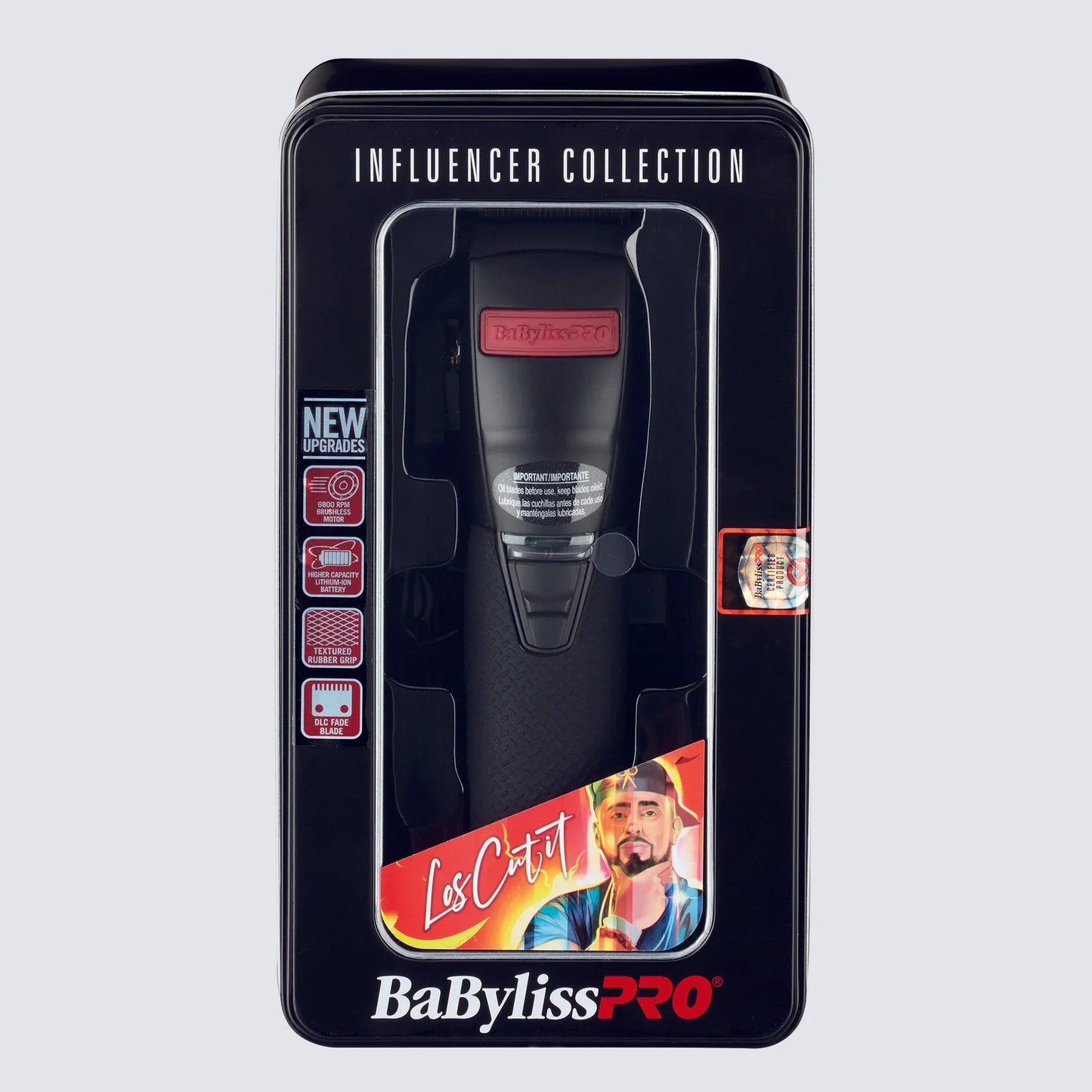 BaByliss Pro Limited Edition Influencer Clipper - Red