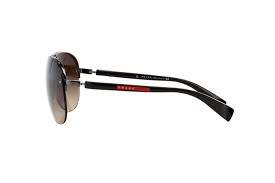 Prada SPS 56M 7AX-3O1 - Black-Grey Green by Prada for Men - 62-14-130 mm Sunglasses
