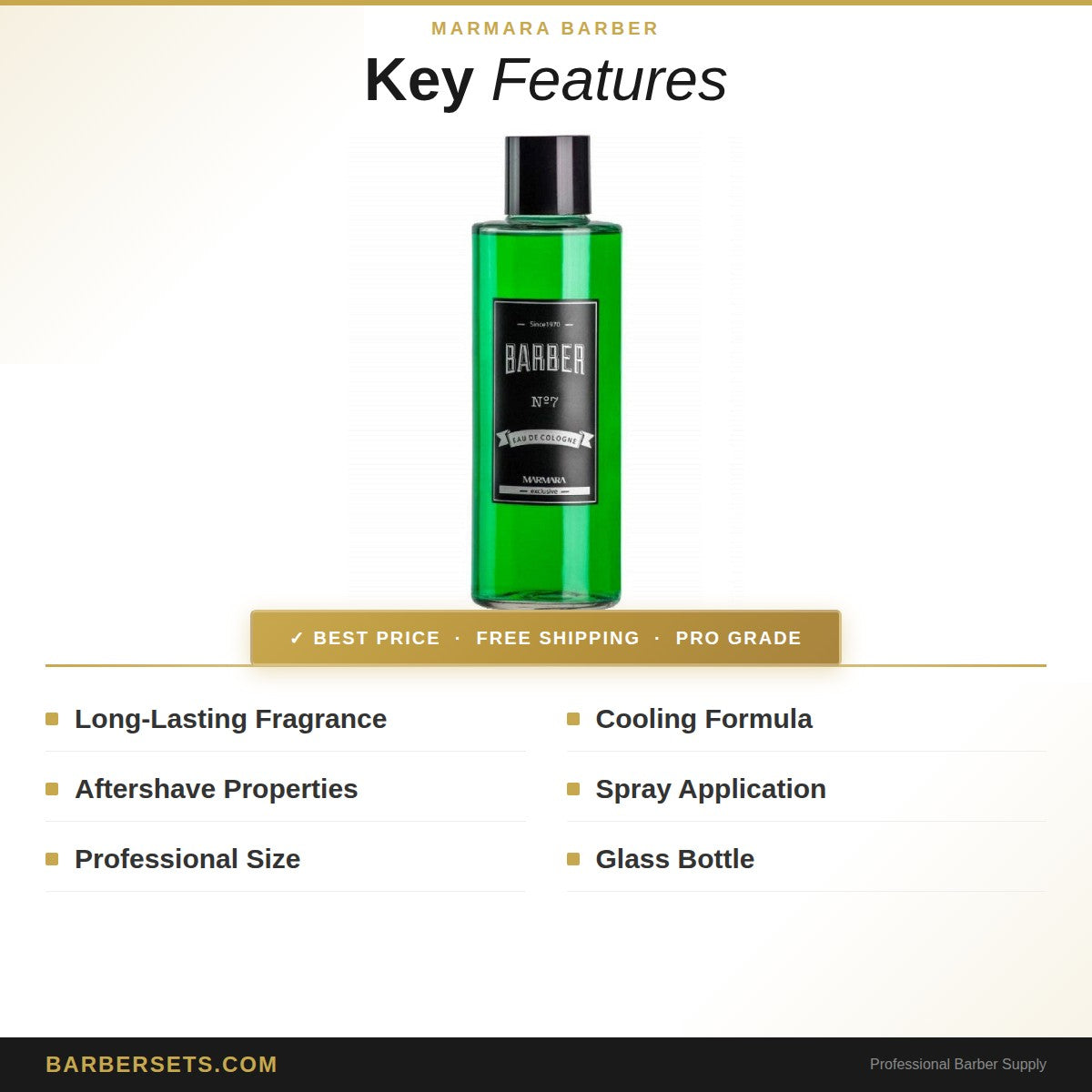MARMARA BARBER BARBER COLOGNE 50 ML NO.7 SPRAY