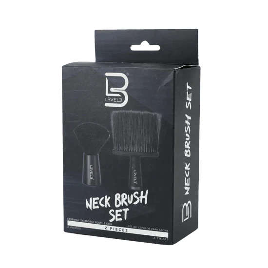 Level3 Lv3 - 2Pc Neck Brush Set Black