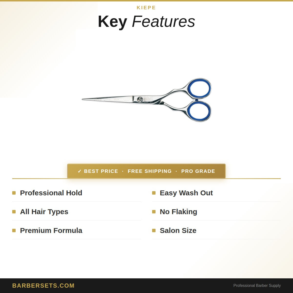 KIEPE STUDIO STYLE RELAX ERGONOMIC 5.5 INCH CUTTING SCISSOR