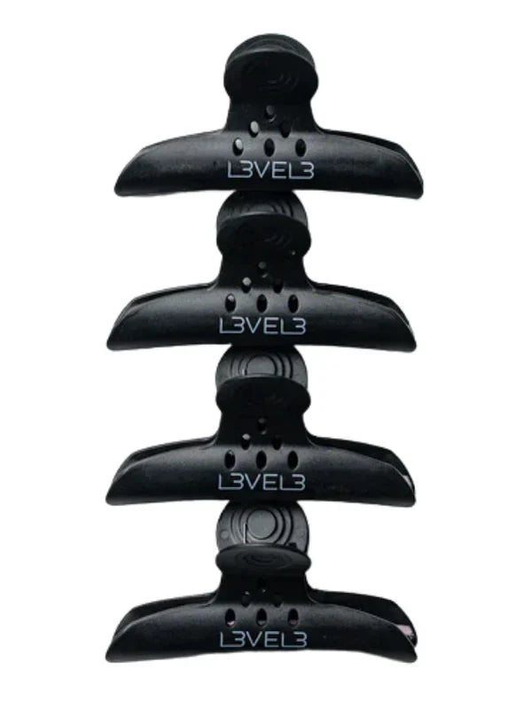 L3VEL3 Hair Claws 4 Pack