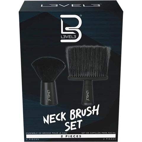 Level3 Lv3 - 2Pc Neck Brush Set Black