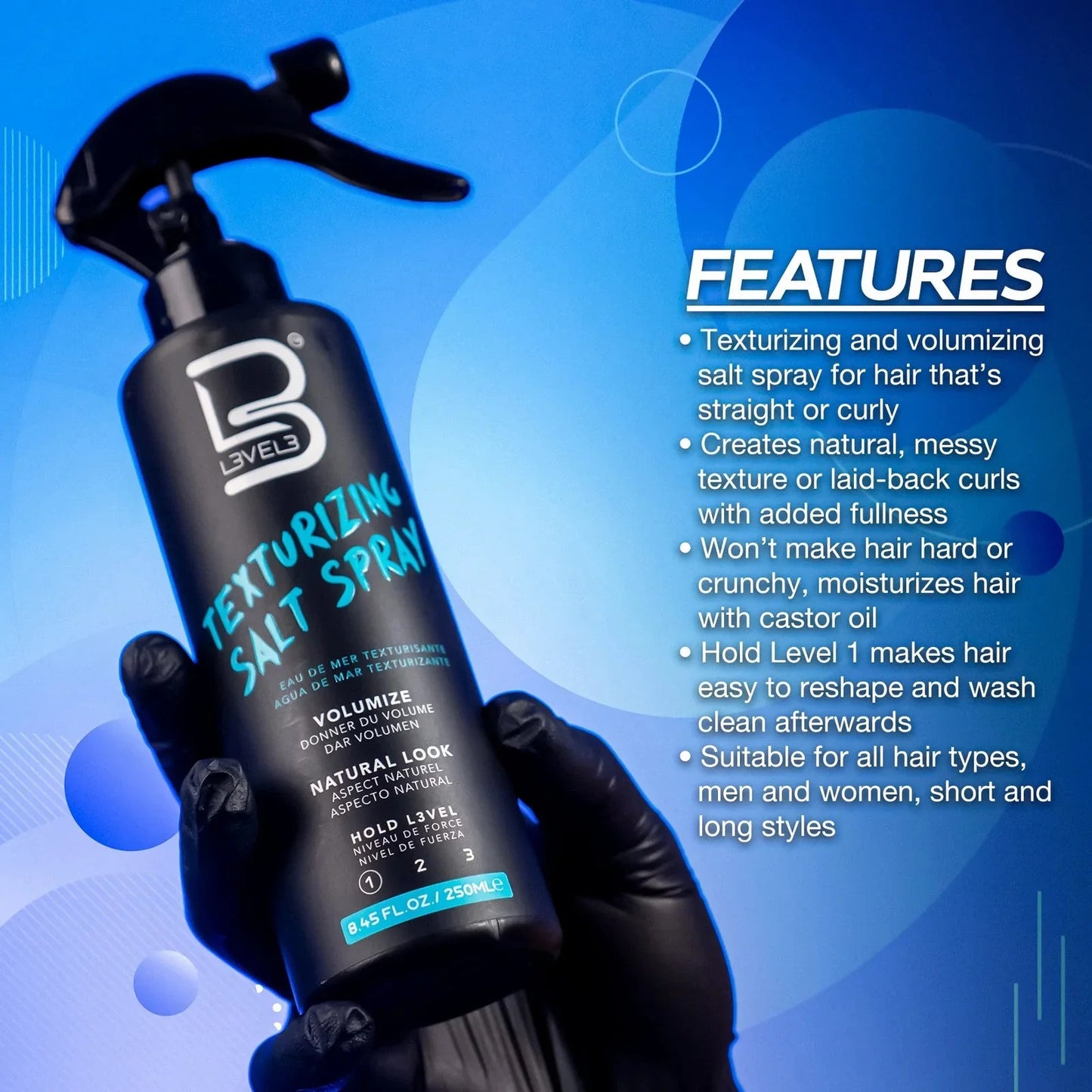 L3VEL3 Texturizing Salt Sprey 8.45 oz
