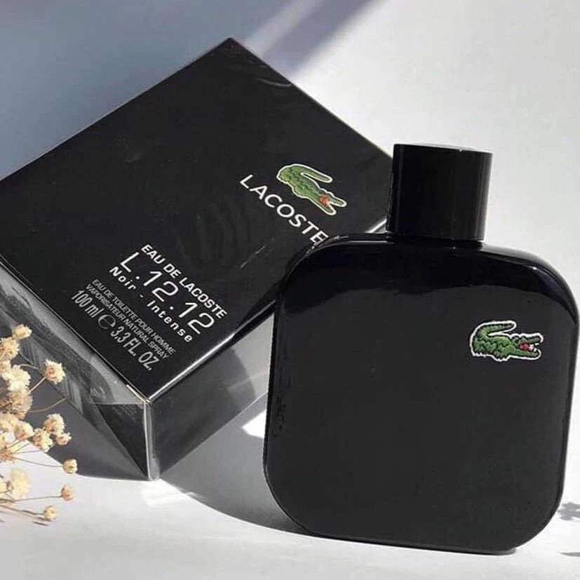 Lacoste Eau De Lacoste L.12.12 Noir by Lacoste for Men - 3.3 oz EDT Spray