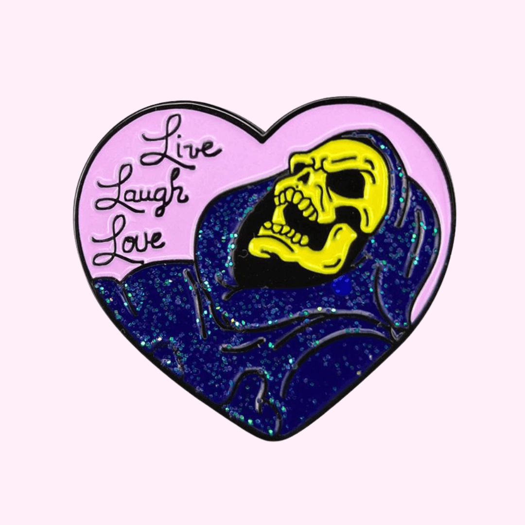 Live, Laugh, Love Enamel Pin