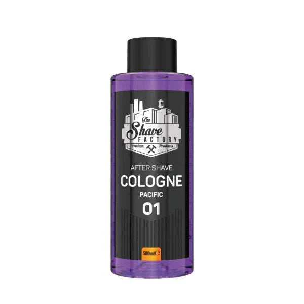 The Shave Factory After Shave Cologne 01 Pacific 500ml / 16.9 oz Multipack
