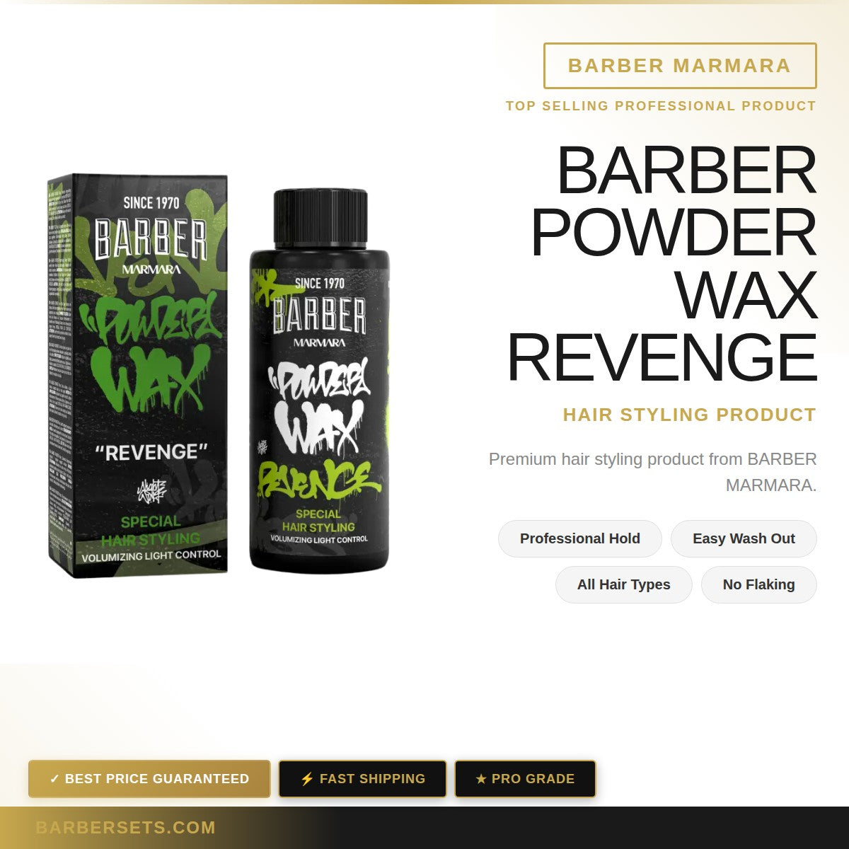BARBER MARMARA BARBER POWDER WAX 20 GR REVENGE