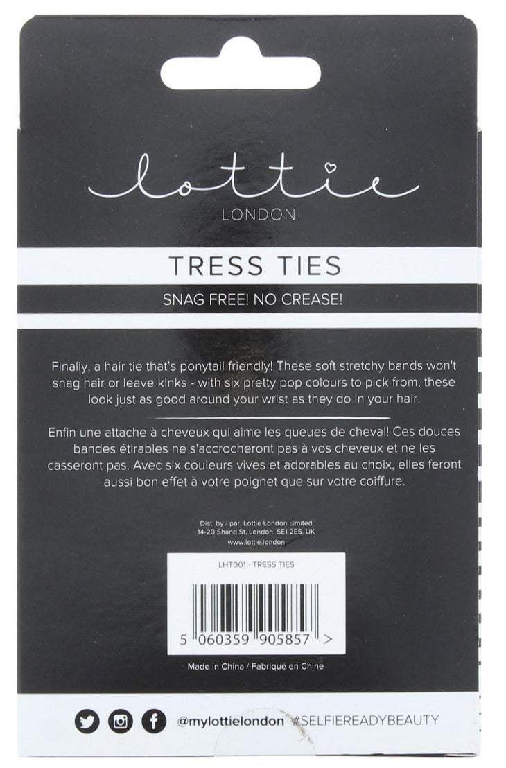 Lottie Tress Ties by Lottie London for Women - 6 Pc Set Ties