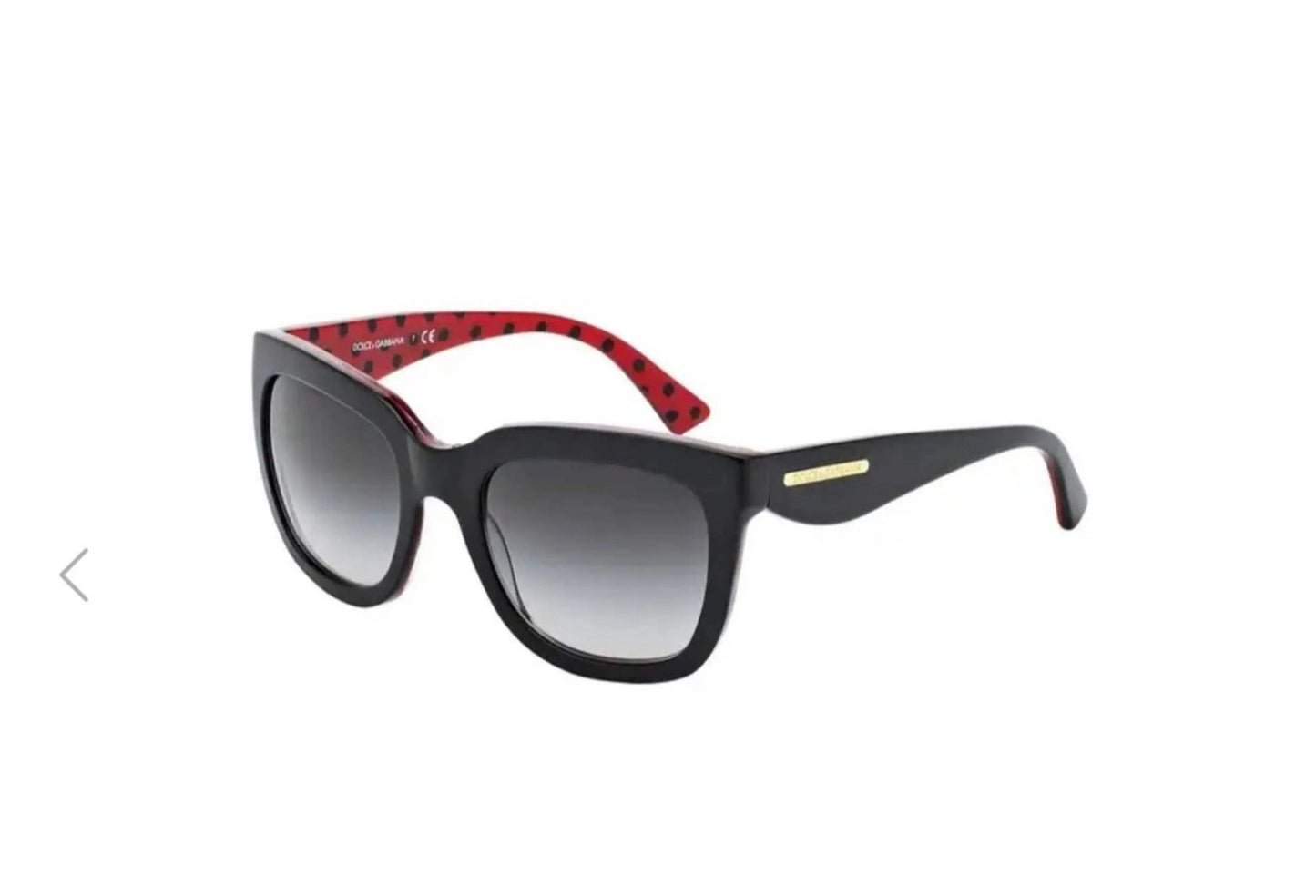 Dolce and Gabbana DG 4197 2871-8G - Black-Pois Black-Red-Grey Gradient by Dolce and Gabbana for Women - 53-21-140 mm Sunglasses