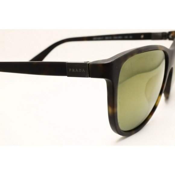 Prada SPR 20S HAQ-5P0 - Matte Havana-Brown by Prada for Men - 56-18-140 mm Sunglasses