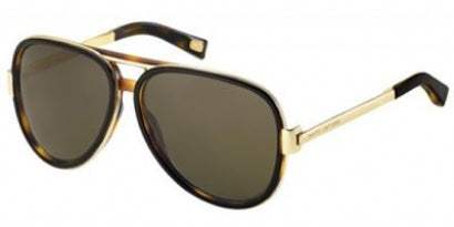 Marc Jacobs MJ 364-S AQTJS - Dark Havana by Marc Jacobs for Unisex - 59-13-135 mm Sunglasses