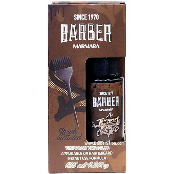 Marmara Barber Temporary Hair Color - Dark Brown 125ml / 4.2 oz