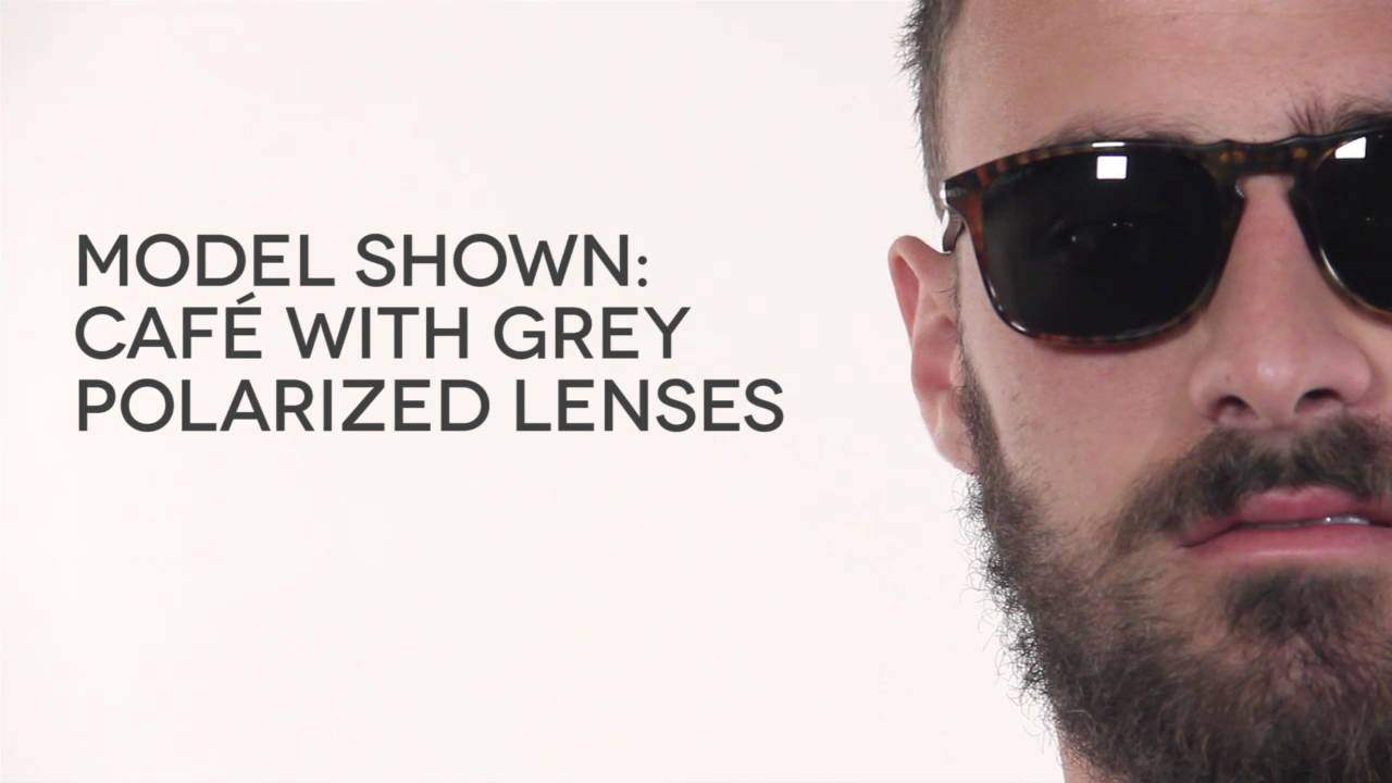 Persol PO649 108-58 - Caffe-Green Polarized by Persol for Men - 52-20-135 mm Sunglasses