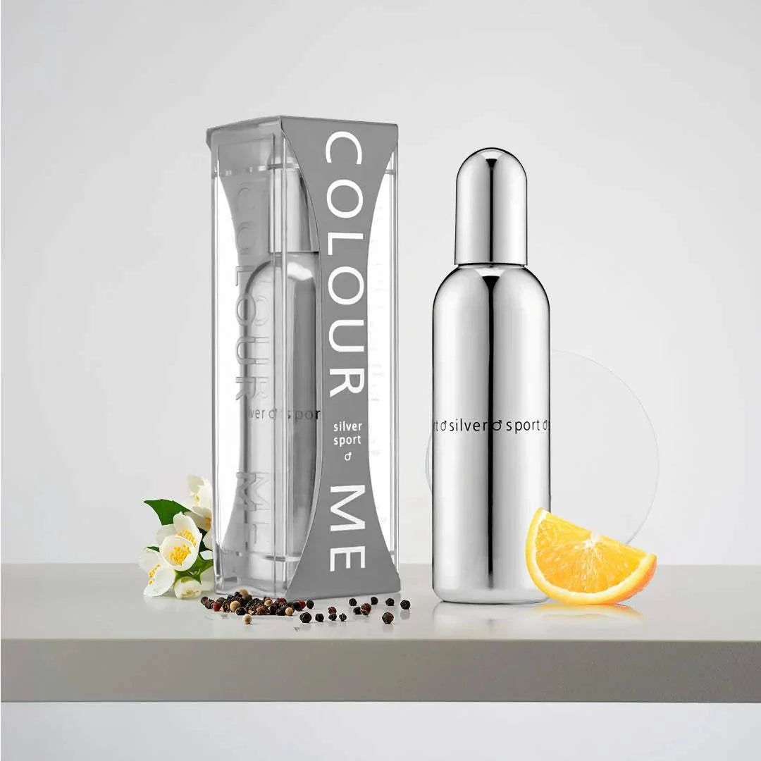 Colour Me Silver Sport by Milton-Lloyd for Men - 3 oz EDP Spray