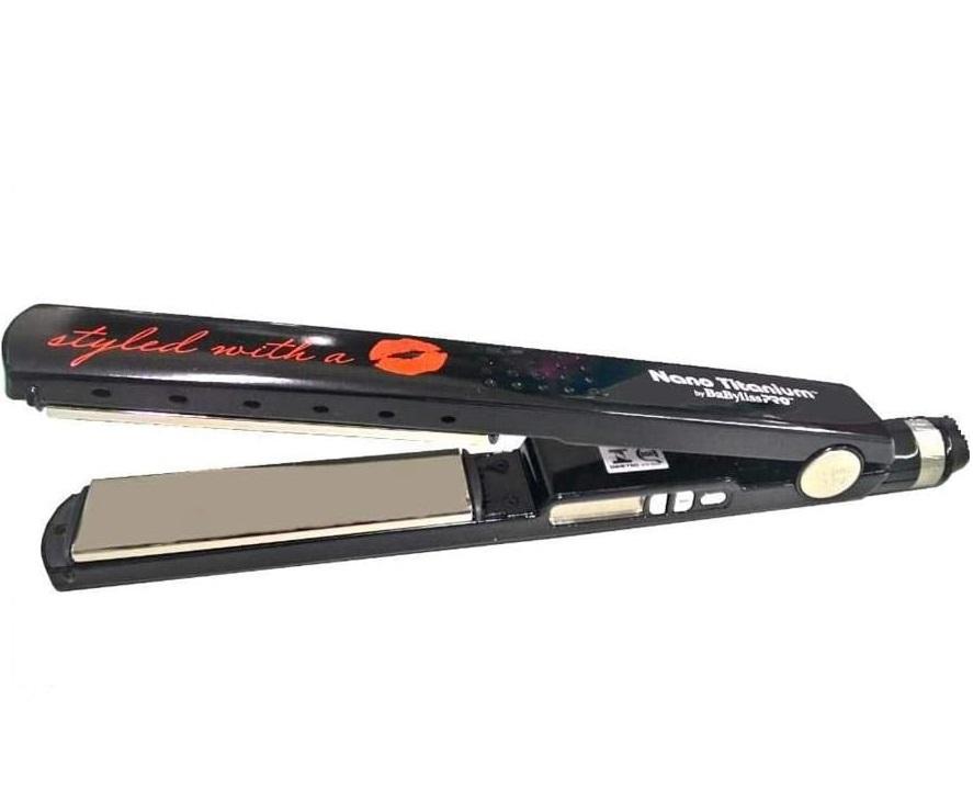 BaBylissPRO Prancha Nano Titanium Babyliss Pro By Roger Style With a Kiss 1 1/4