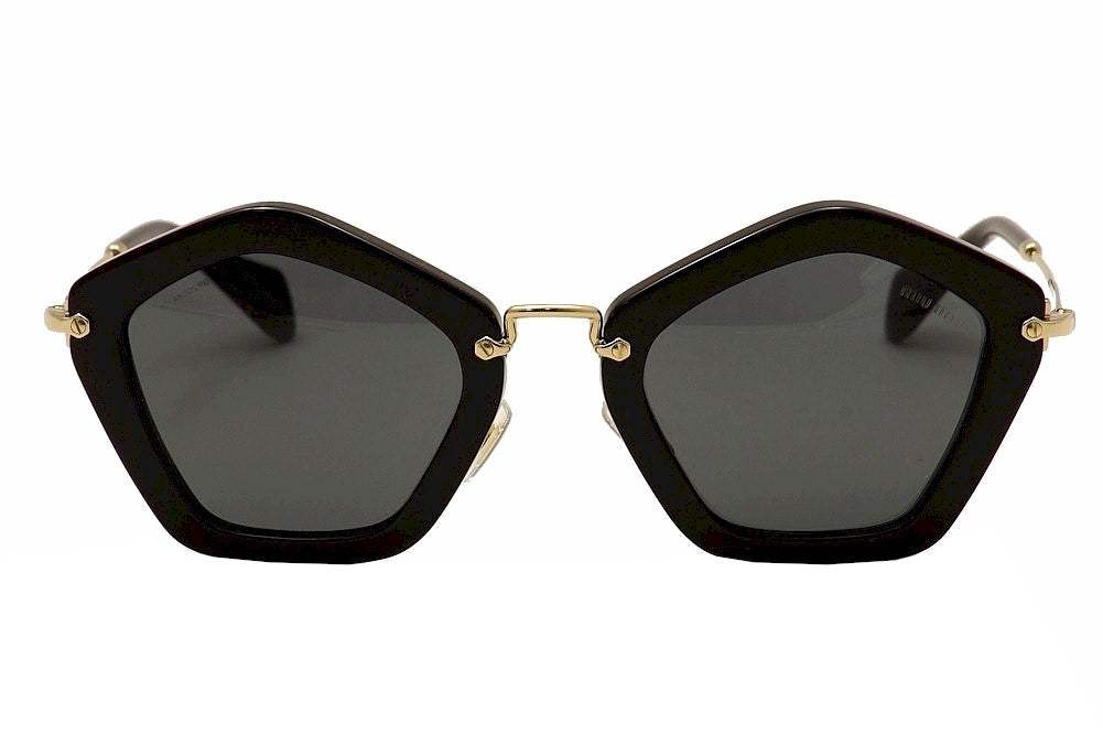 Miu Miu MU SMU 06O 1AB-1A1 - Black-Grey by Miu Miu for Women - 53-25-140 mm Sunglasses