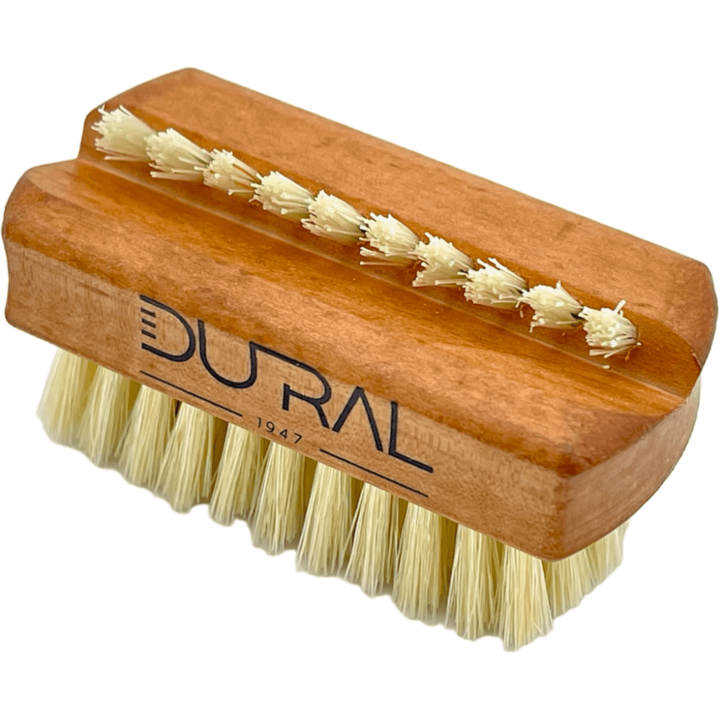 Dural Pear wood hand/nail brush with natural bristles - 1 & 5 rows