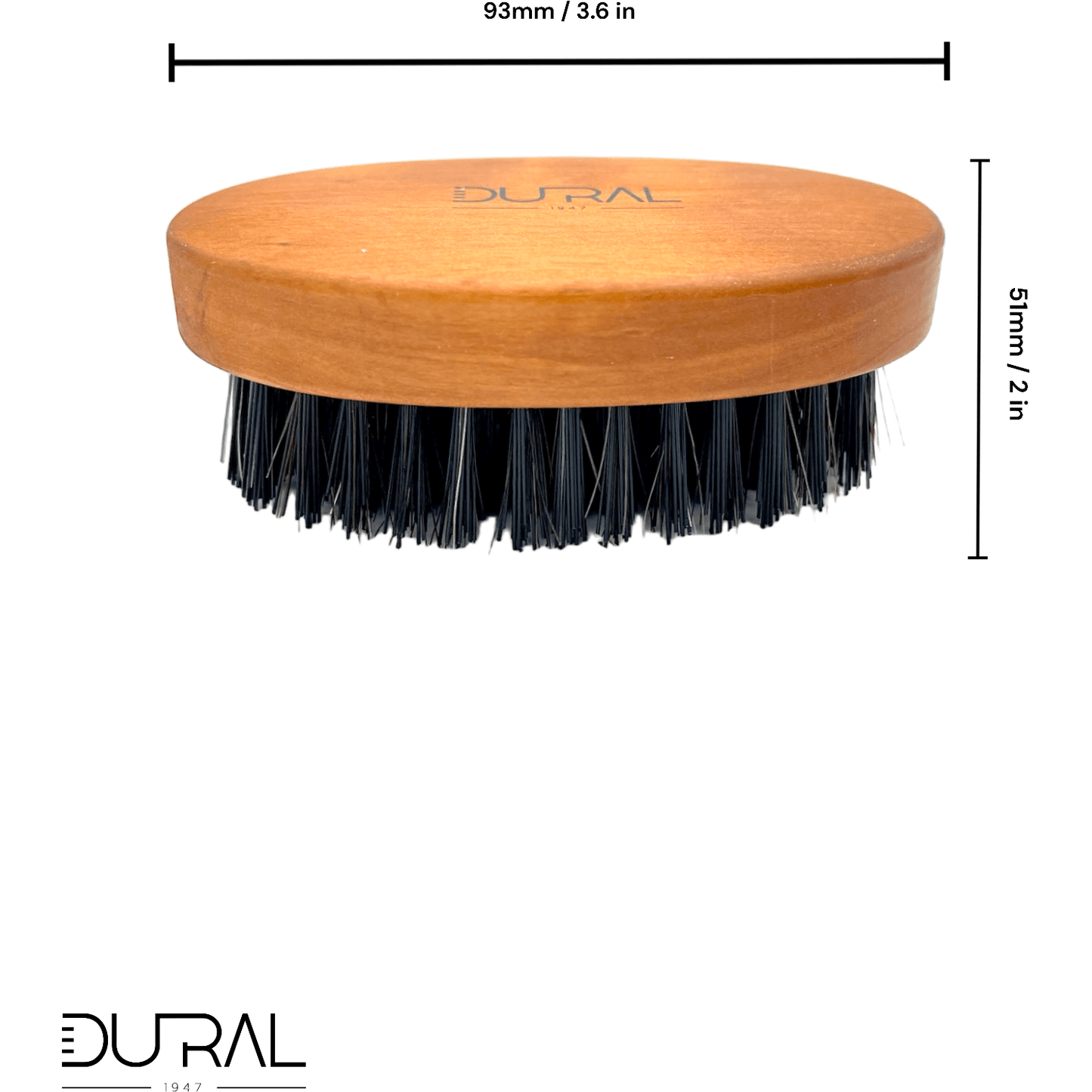 Dural Pear wood beard brush - Halal compliant