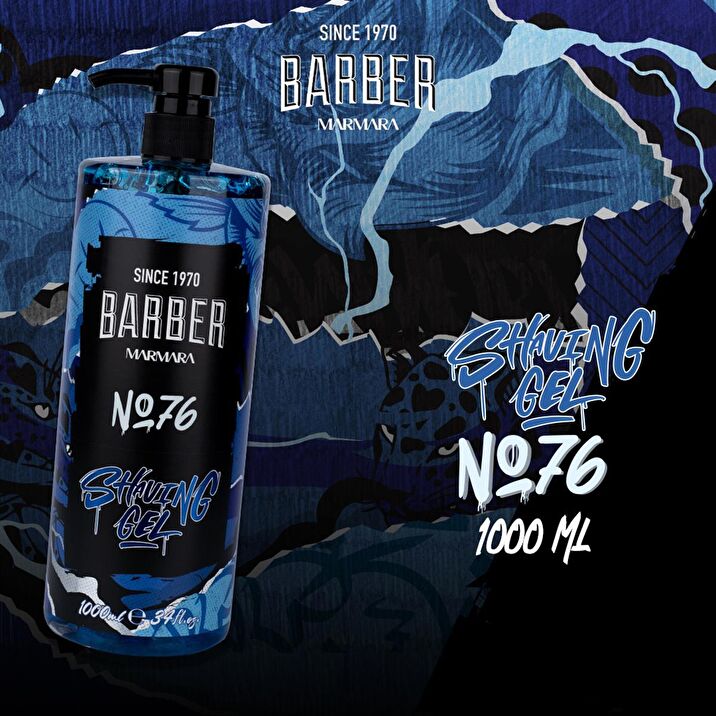 Marmara Barber Shaving Gel 34 Oz No. 76 Multipack