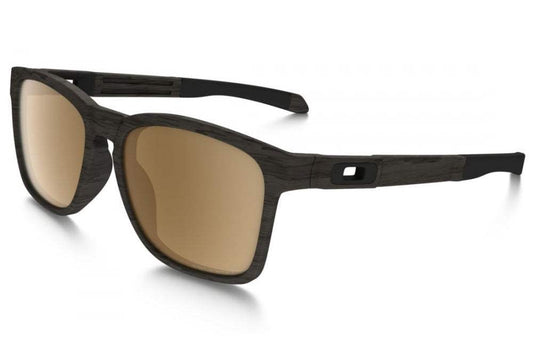 Oakley Gatalyst OO9272-16 - Woodgrain-Tungsten Iridium Polarized by Oakley for Men - 56-17-144 mm Sunglasses