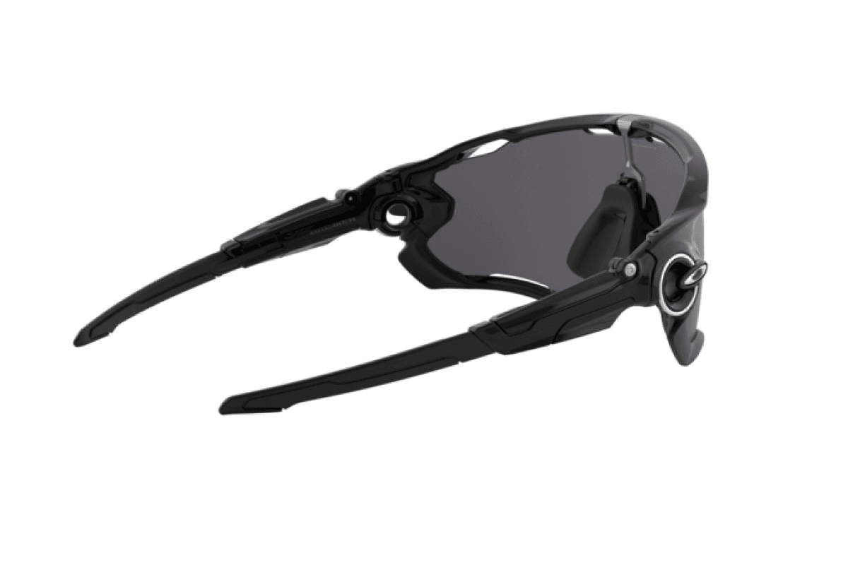 Oakley Jawbreaker OO9270-05 - Polished Black-Black Iridium Polarized by Oakley for Men - 131-00-121 mm Sunglasses