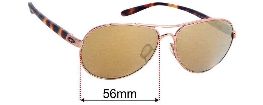 Oakley Tie Breaker OO4108-13 - Gold-24K Iridium Polarized by Oakley for Women - 56-13-135 mm Sunglasses