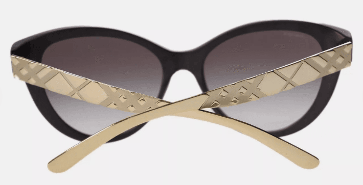 Burberry BE 4220 3464-8G - Matte Black-Grey Gradient by Burberry - 56-17-140 mm Sunglasses