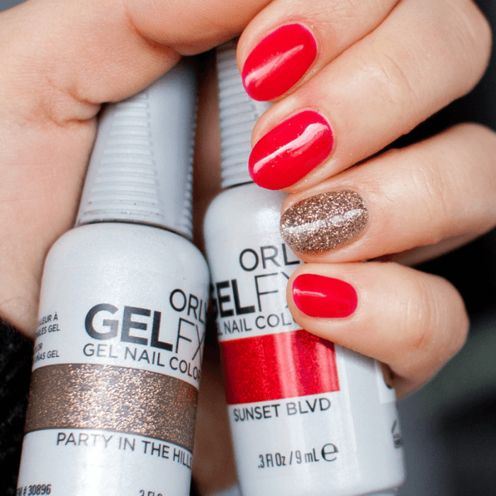 Orly Gelfx Gel Nail Color 0.3 Fl Oz / 9 Ml Sunset Blvd