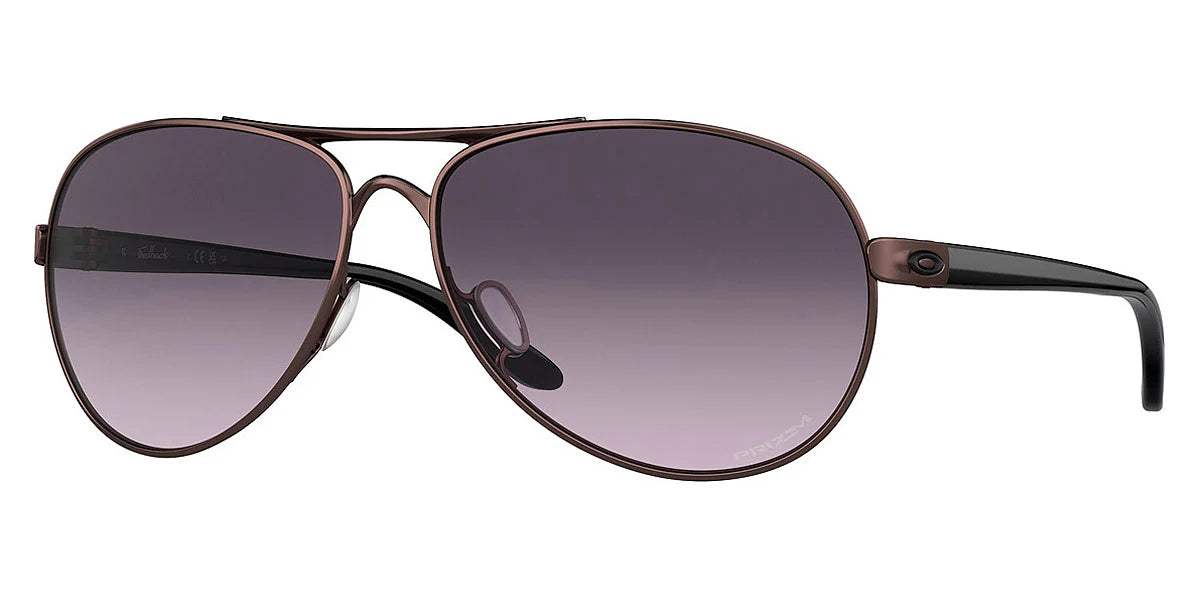 Oakley Feedback OO4079-10 - Blackberry-Grey Polarized by Oakley for Women - 59-13-135 mm Sunglasses