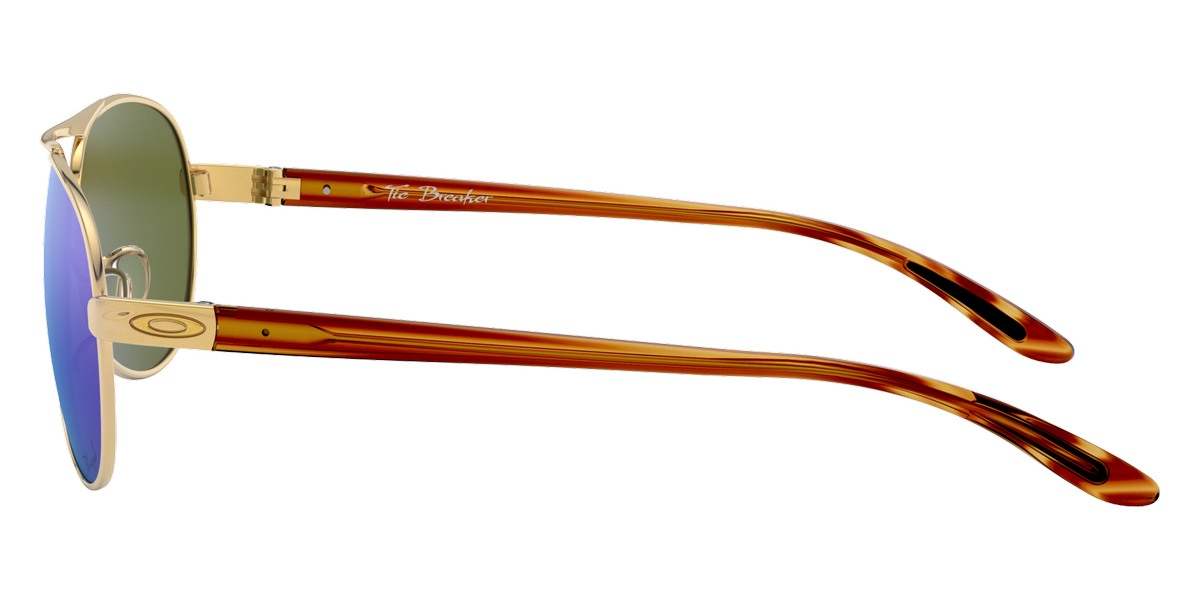 Oakley Tie Breaker OO4108-13 - Gold-24K Iridium Polarized by Oakley for Women - 56-13-135 mm Sunglasses