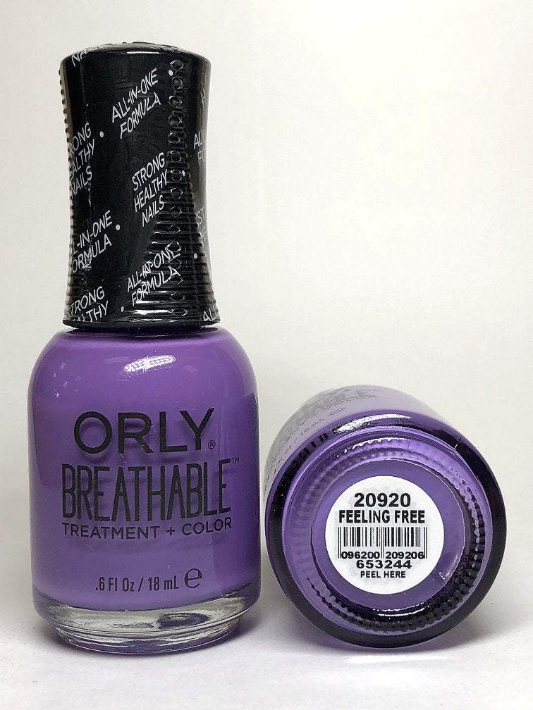 Orly Breathable Treatment & Nail Polish 0.6 Fl Oz Feeling Free